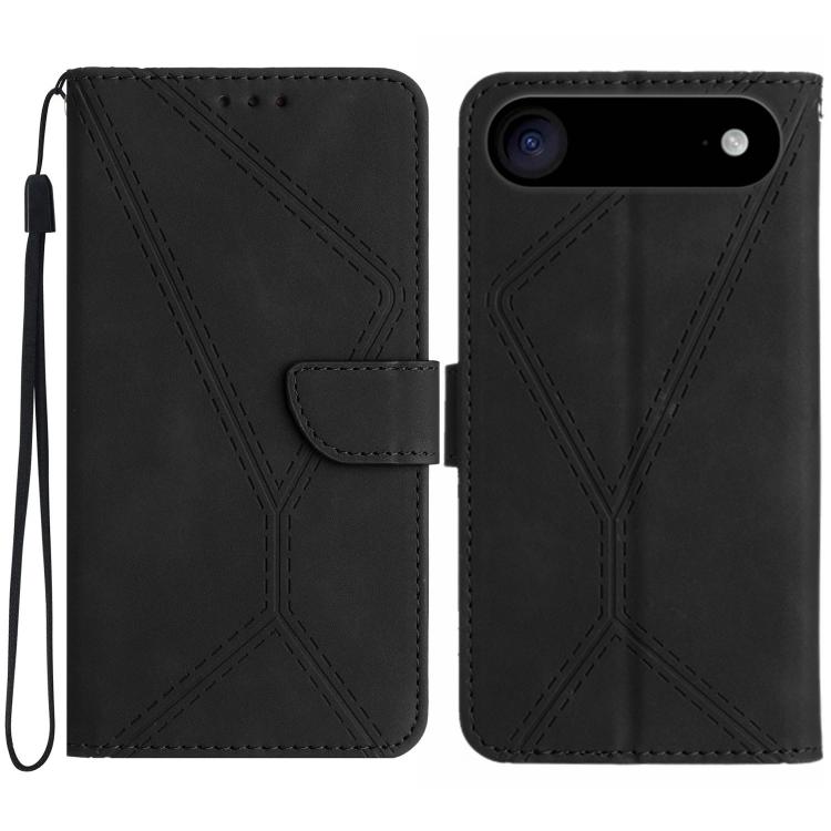 Stitching Embossed Leather Phone Case, For iPhone Air, For iPhone 16 Pro Max, For iPhone 16 Pro, For iPhone 16 Plus