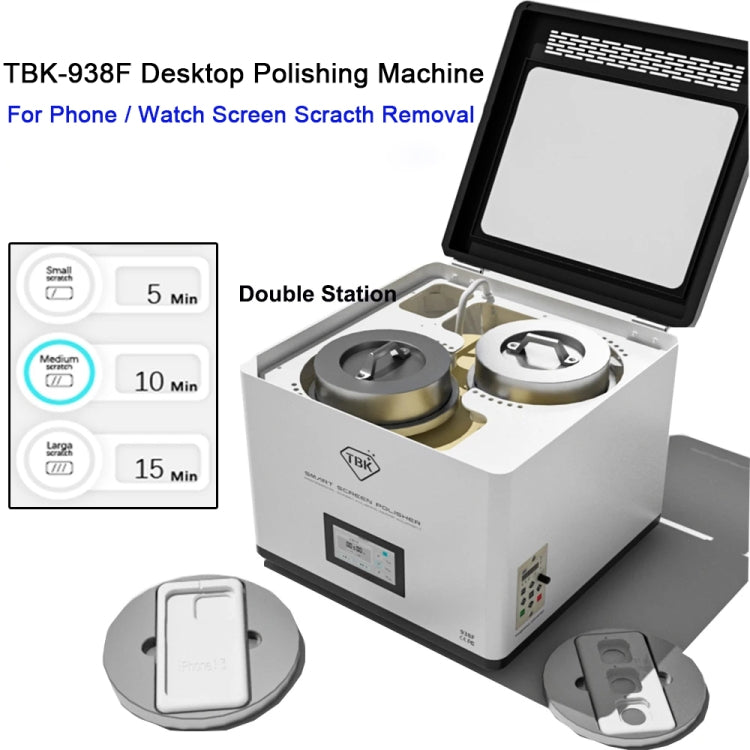 TBK 938F Automatic Grinding Polishing Machine Display Scratch Removal Machine, EU, AU, UK, US