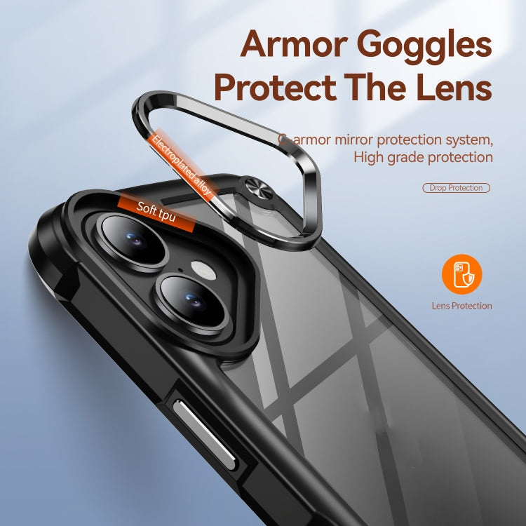 TPU + PC Lens Protection Phone Case, For iPhone 16, For iPhone 15 Pro Max, For iPhone 15 Pro, For iPhone 15 Plus