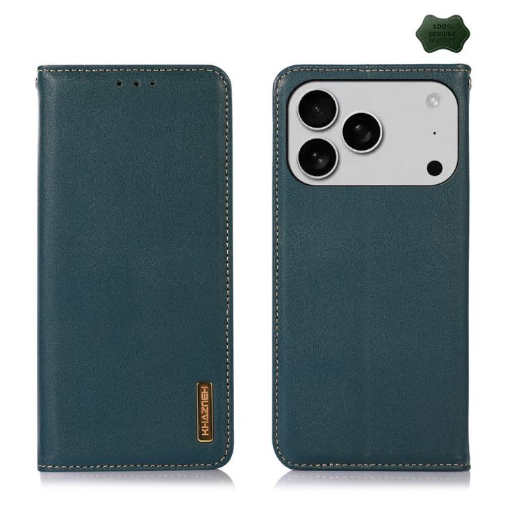 KHAZNEH Nappa Top Layer Cowhide Leather Phone Case, For iPhone 17 Pro Max, For iPhone 16e / 17e, For iPhone 17 Pro, For iPhone 17, For iPhone Air, For iPhone 16e, For iPhone 16 Pro Max