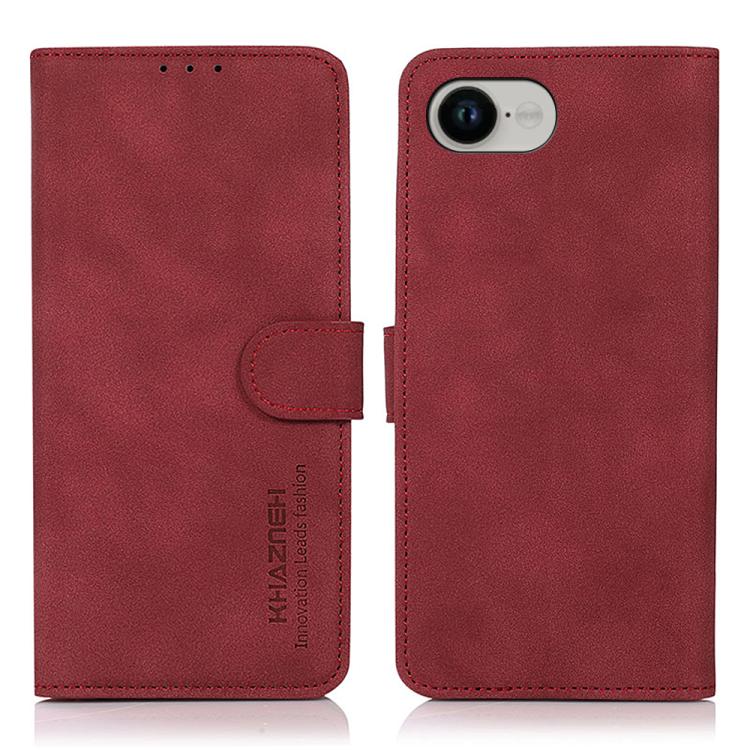 KHAZNEH Matte Texture Leather Phone Case, For iPhone 16e / 17e, For iPhone 17 Pro Max, For iPhone 17 Pro, For iPhone 17, For iPhone Air, For iPhone 16 Pro Max