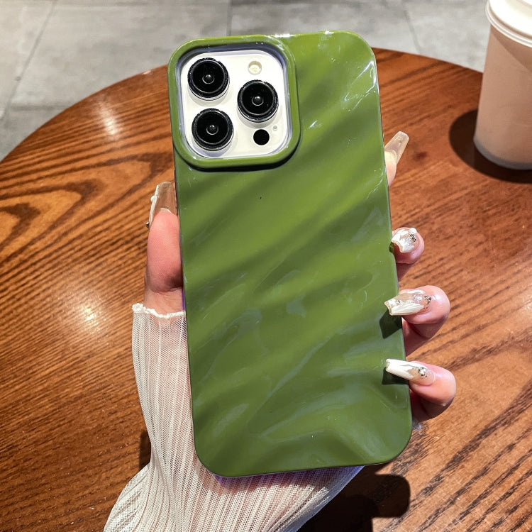 Solid Color Wave Texture TPU Phone Case, For iPhone 16, For iPhone 15 Pro Max, For iPhone 15 Pro
