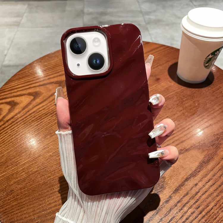 Solid Color Wave Texture TPU Phone Case, For iPhone 15 Plus, For iPhone 15, For iPhone 14 Plus