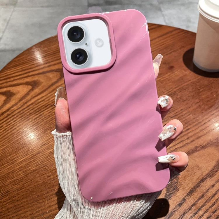 Solid Color Wave Texture TPU Phone Case, For iPhone 16, For iPhone 15 Pro Max, For iPhone 15 Pro