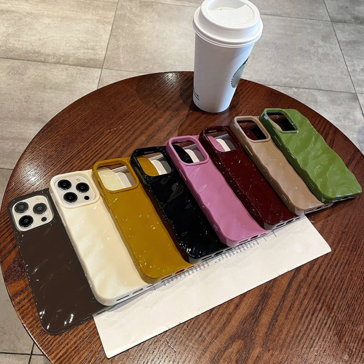 Solid Color Wave Texture TPU Phone Case, For iPhone 15 Plus, For iPhone 15, For iPhone 14 Plus