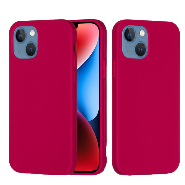 Solid Color Silicone Phone Case, For iPhone 15