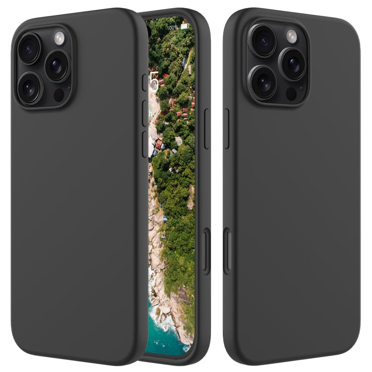 Solid Color Silicone Phone Case, For iPhone Air, For iPhone 16 Pro Max