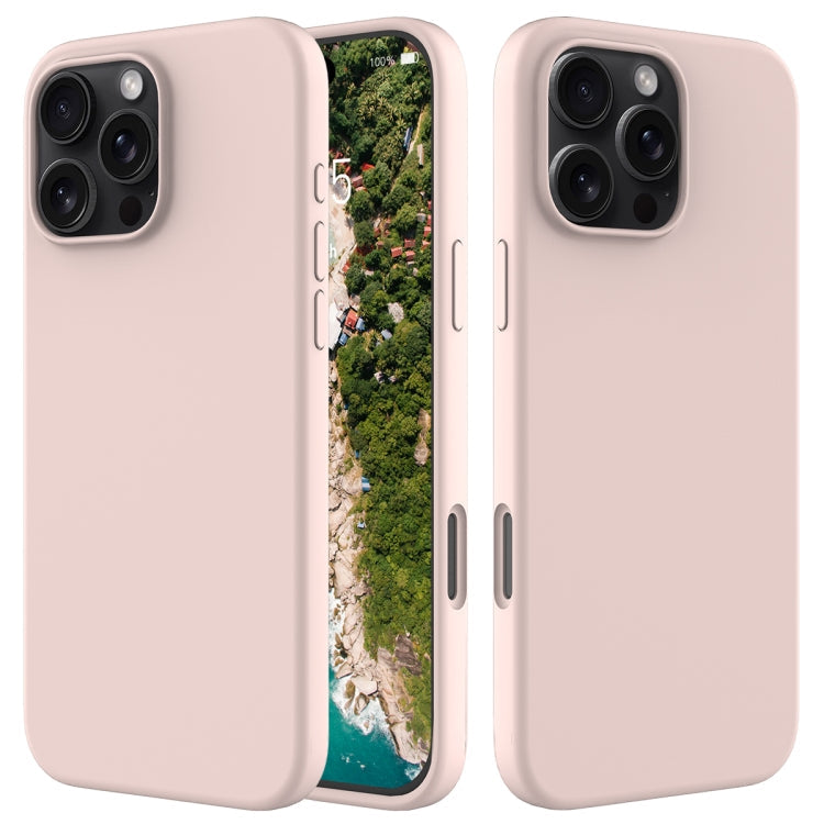 Solid Color Silicone Phone Case, For iPhone Air, For iPhone 16 Pro Max