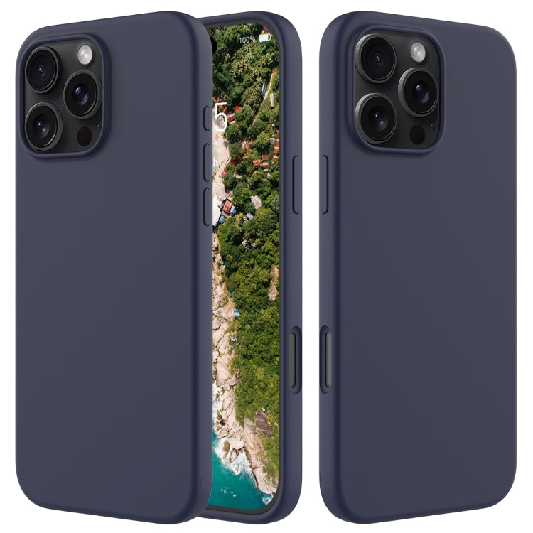 Solid Color Silicone Phone Case, For iPhone Air, For iPhone 16 Pro Max