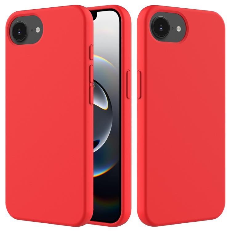 Solid Color Silicone Phone Case, For iPhone 17e / 16e, For iPhone 17 Pro Max