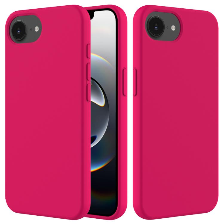 Solid Color Silicone Phone Case, For iPhone 17e / 16e, For iPhone 17 Pro Max