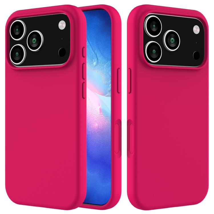 Solid Color Silicone Phone Case, For iPhone 17 Pro, For iPhone 17
