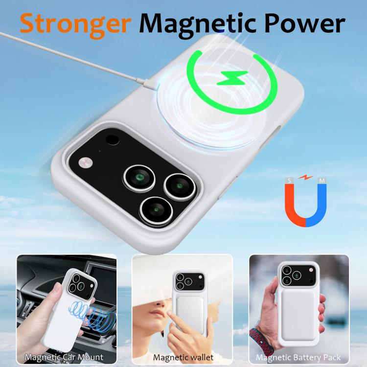 Shockproof Silicone Magsafe Phone Case, For iPhone 17 Pro, For iPhone 17