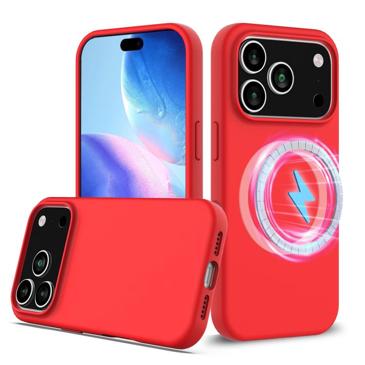 Shockproof Silicone Magsafe Phone Case, For iPhone 17 Pro, For iPhone 17