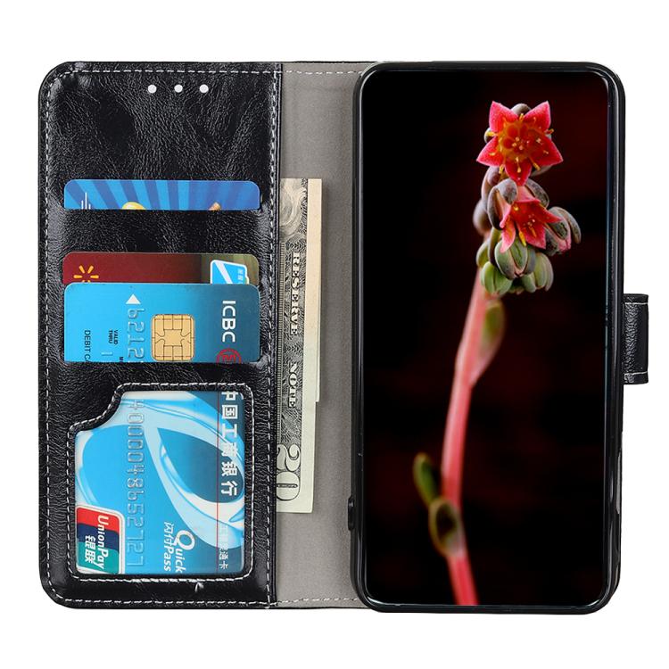Retro Crazy Horse Texture Horizontal Flip Leather Phone Case, For iPhone Air, For iPhone 16 Pro Max, For iPhone 16 Pro, For iPhone 16 Plus