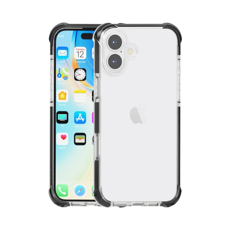 Four-corner Shockproof TPU Hybrid Acrylic Phone Case, For iPhone 16 Plus, For iPhone 16