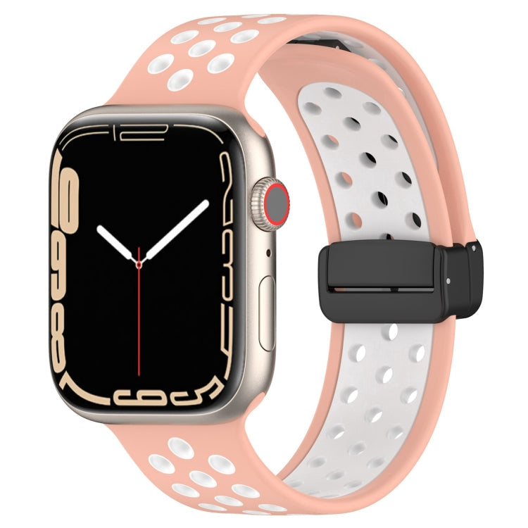 Magnetic Buckle Silicone Watch Band, For Apple Watch 38mm