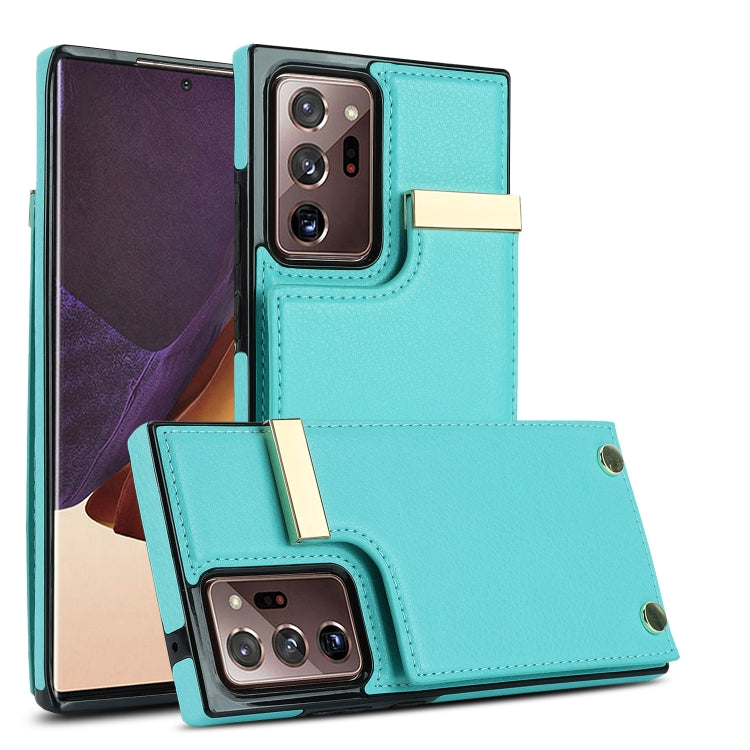 Metal Buckle Card Slots Phone Case, For Samsung Galaxy S22 Ultra 5G, For Samsung Galaxy Note20 Ultra