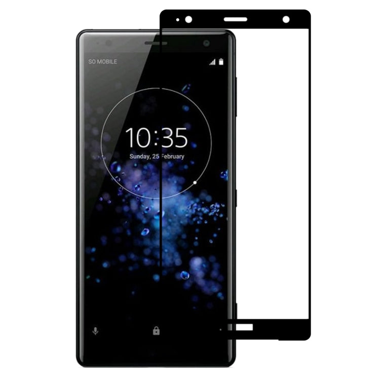 3D Curved Edge Full Screen Tempered Glass Film, For Sony Xperia XZ2, For Sony Xperia XZ2 Compact