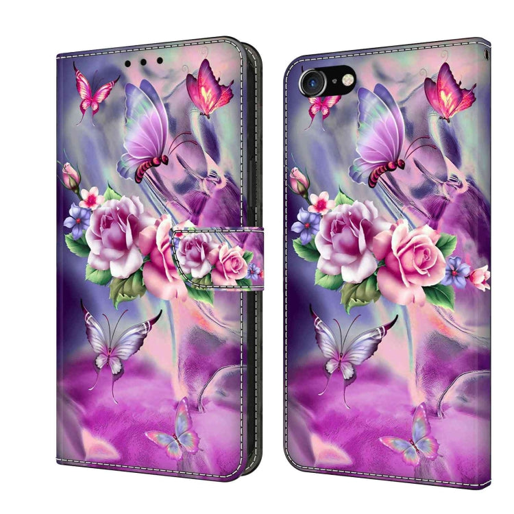 Crystal 3D Shockproof Protective Leather Phone Case, For iPhone 6 Plus / 7 Plus / 8 Plus