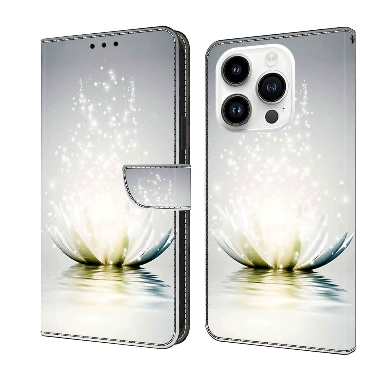 Crystal 3D Shockproof Protective Leather Phone Case, For iPhone 14 Pro