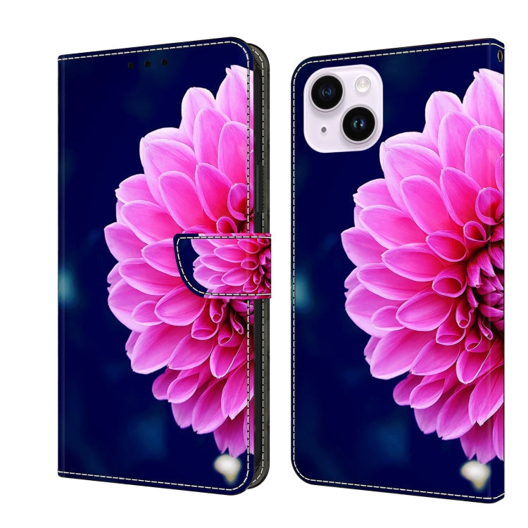 Crystal 3D Shockproof Protective Leather Phone Case, For iPhone 14 Pro