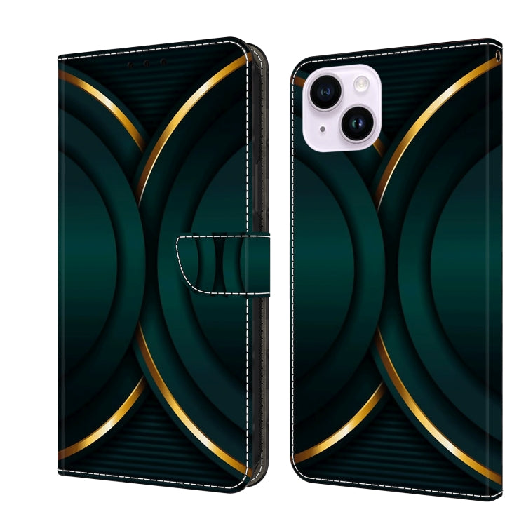 Crystal 3D Shockproof Protective Leather Phone Case, For iPhone 14 Pro