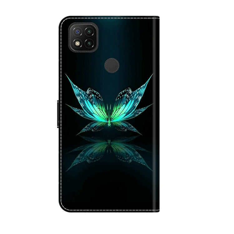 Crystal 3D Shockproof Protective Leather Phone Case, For Xiaomi Redmi 9C