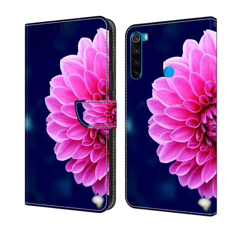 Crystal 3D Shockproof Protective Leather Phone Case, For Xiaomi Redmi Note 8