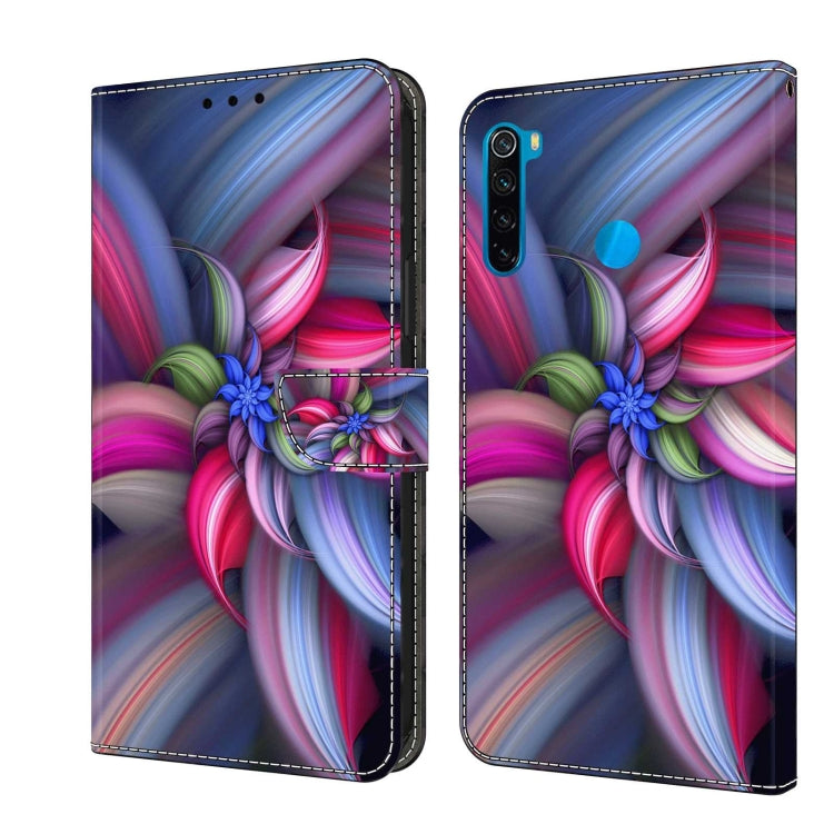 Crystal 3D Shockproof Protective Leather Phone Case, For Xiaomi Redmi Note 8T