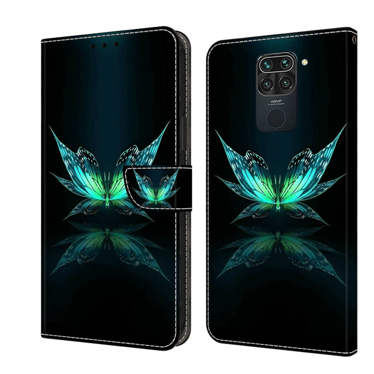 Crystal 3D Shockproof Protective Leather Phone Case, For Xiaomi Redmi Note 9