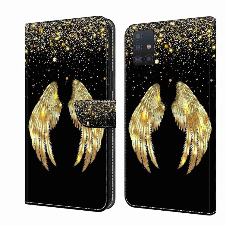 Crystal 3D Shockproof Protective Leather Phone Case, For Samsung Galaxy A71 4G