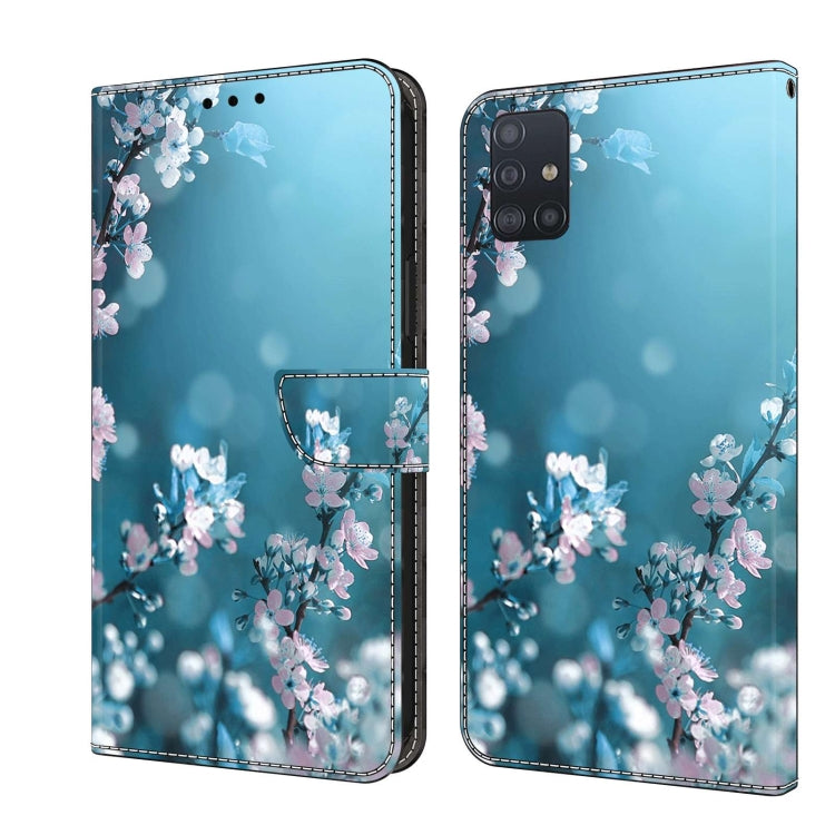 Crystal 3D Shockproof Protective Leather Phone Case, For Samsung Galaxy A71 4G