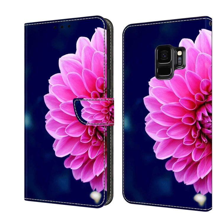 Crystal 3D Shockproof Protective Leather Phone Case, For Samsung Galaxy S9