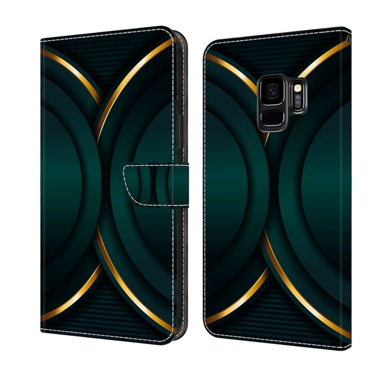 Crystal 3D Shockproof Protective Leather Phone Case, For Samsung Galaxy S9
