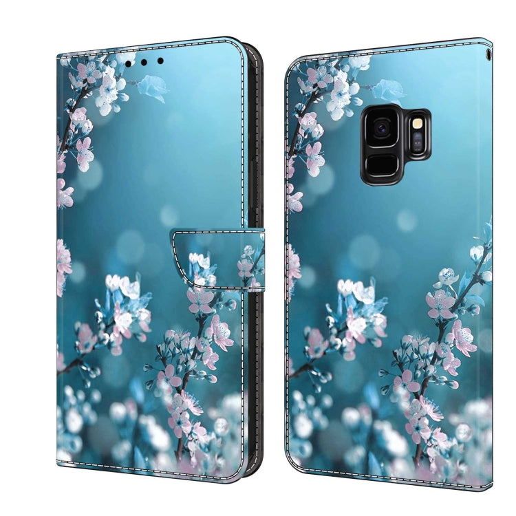 Crystal 3D Shockproof Protective Leather Phone Case, For Samsung Galaxy S9