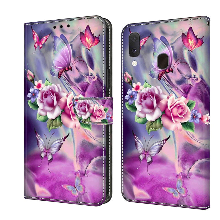 Crystal 3D Shockproof Protective Leather Phone Case, For Samsung Galaxy S10e
