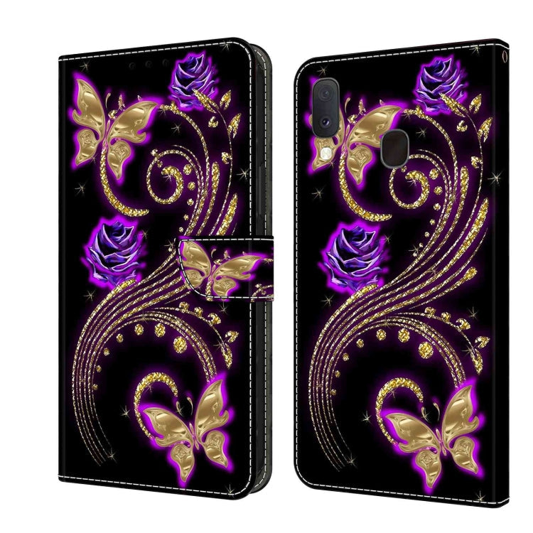 Crystal 3D Shockproof Protective Leather Phone Case, For Samsung Galaxy S10e
