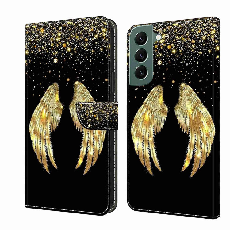 Crystal 3D Shockproof Protective Leather Phone Case, For Samsung Galaxy S22+
