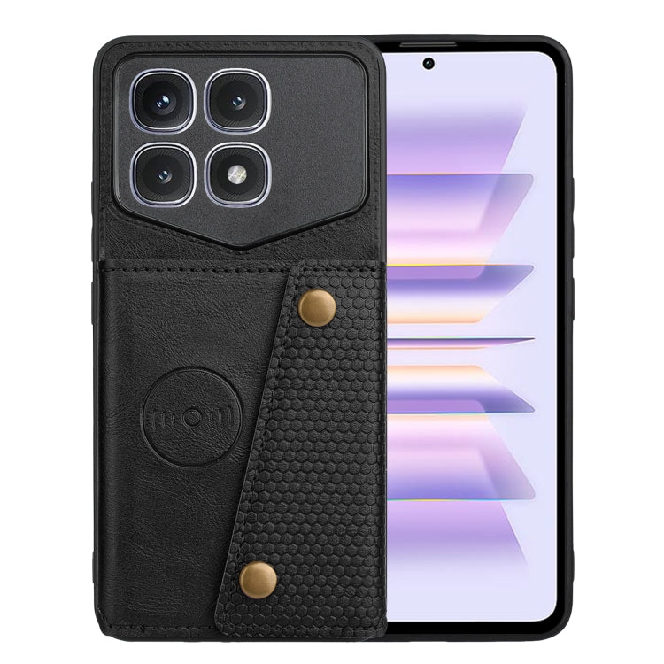 Double Buckle Card Slots Magnetic Phone Case, For Xiaomi Redmi K70 Ultra, For Xiaomi Redmi 13 4G Global, For Xiaomi Redmi Note 13 Pro 4G Global, For Xiaomi Redmi Note 13 4G Global