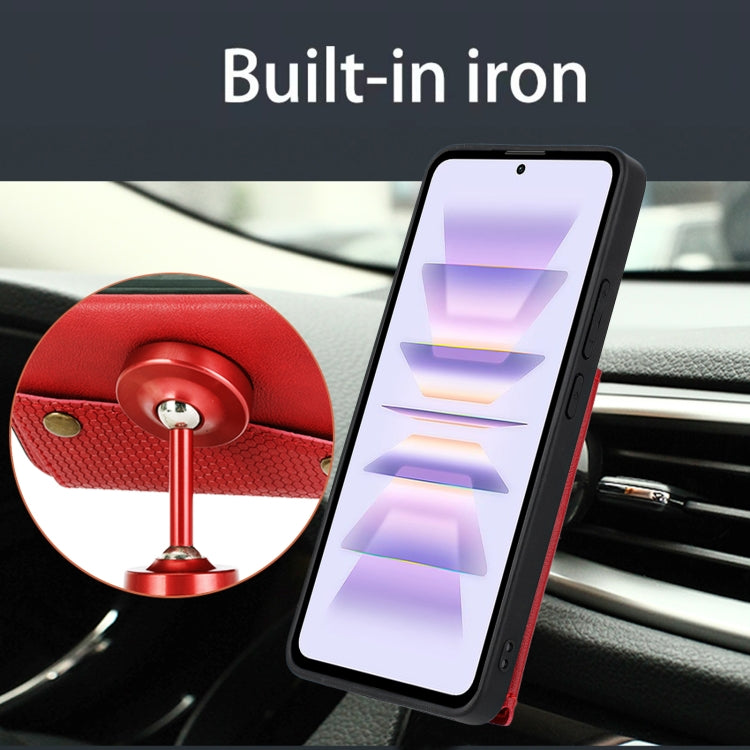 Double Buckle Card Slots Magnetic Phone Case, For Xiaomi Redmi K70 Ultra, For Xiaomi Redmi 13 4G Global, For Xiaomi Redmi Note 13 Pro 4G Global, For Xiaomi Redmi Note 13 4G Global