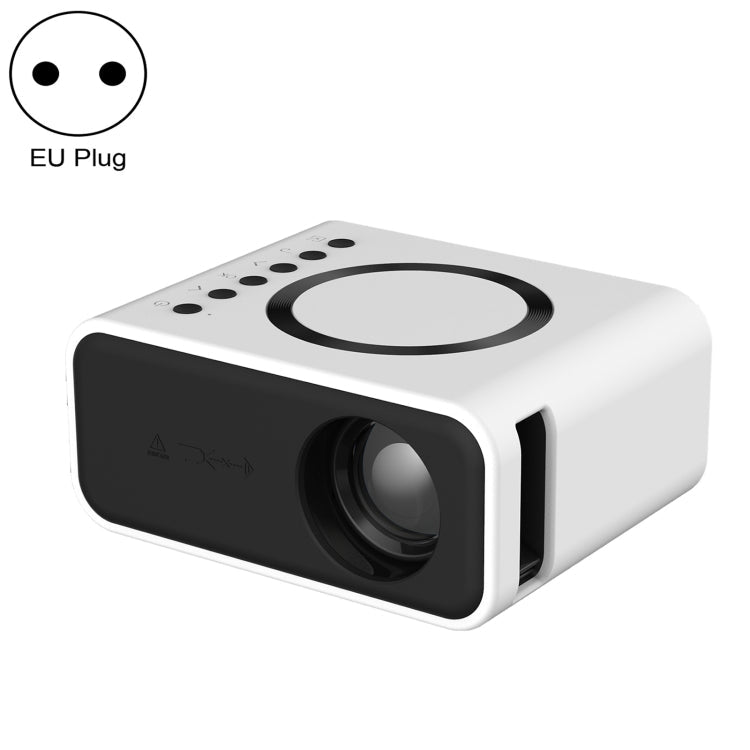 T300S 320x240 24ANSI Lumens Mini LCD Projector Supports Wired & Wireless Same Screen, US Plug, EU Plug, UK Plug, AU Plug