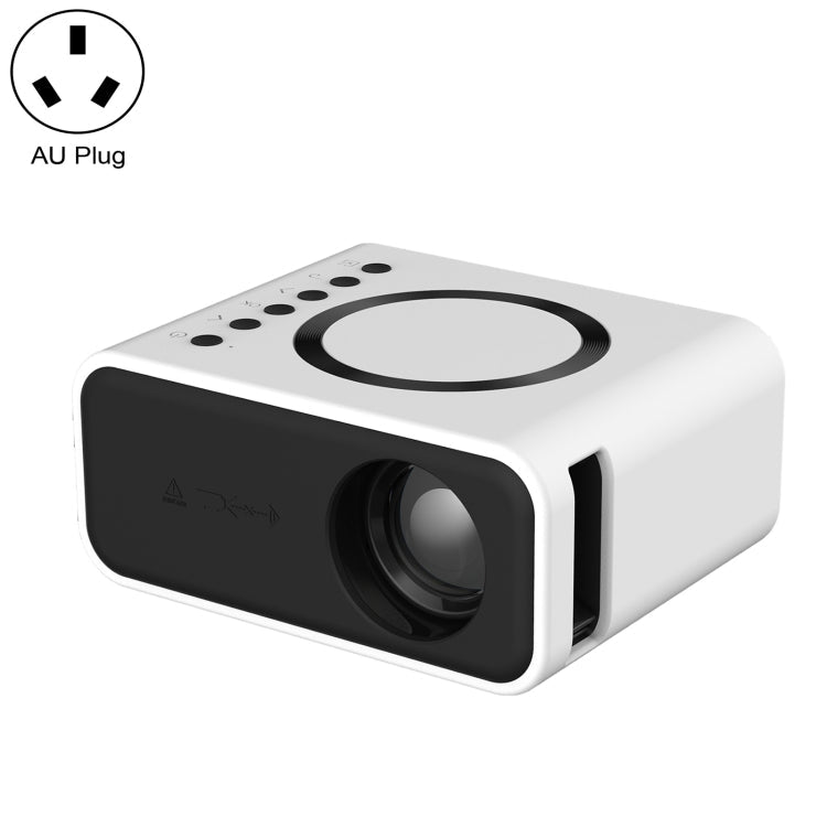 T300S 320x240 24ANSI Lumens Mini LCD Projector Supports Wired & Wireless Same Screen, US Plug, EU Plug, UK Plug, AU Plug