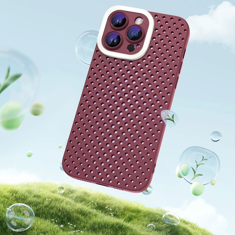 Hollow Heat Dissipation TPU Phone Case, For iPhone 14 Plus, For iPhone 14, For iPhone 14 Pro, For iPhone 14 Pro Max, For iPhone SE 2022 / 2020 / 8 / 7