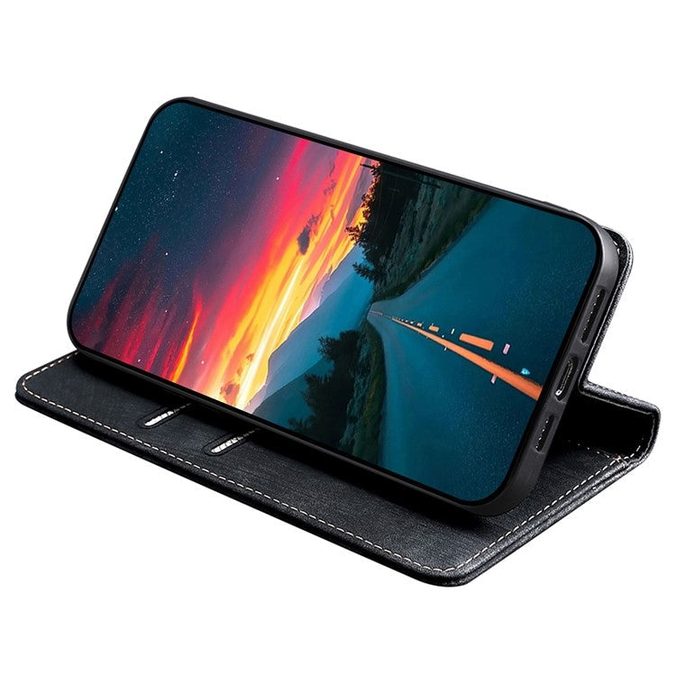 RFID Anti-theft Brush Magnetic Leather Phone Case, For Realme C61 4G, For Realme GT Neo6 SE, For Realme 12 5G, For Realme 12+ 5G