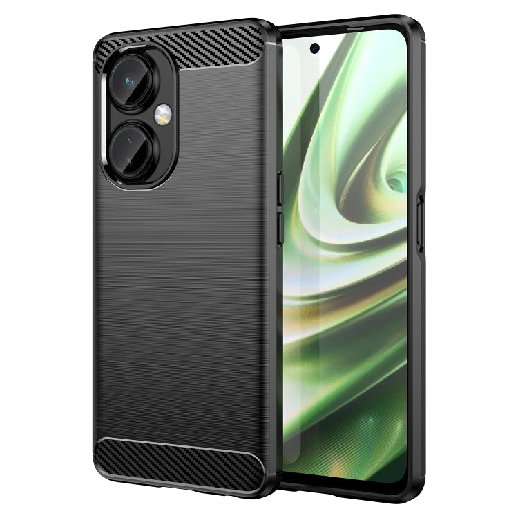Brushed Texture Carbon Fiber TPU Phone Case, For OnePlus Nord CE3 Lite, For OnePlus Nord 3