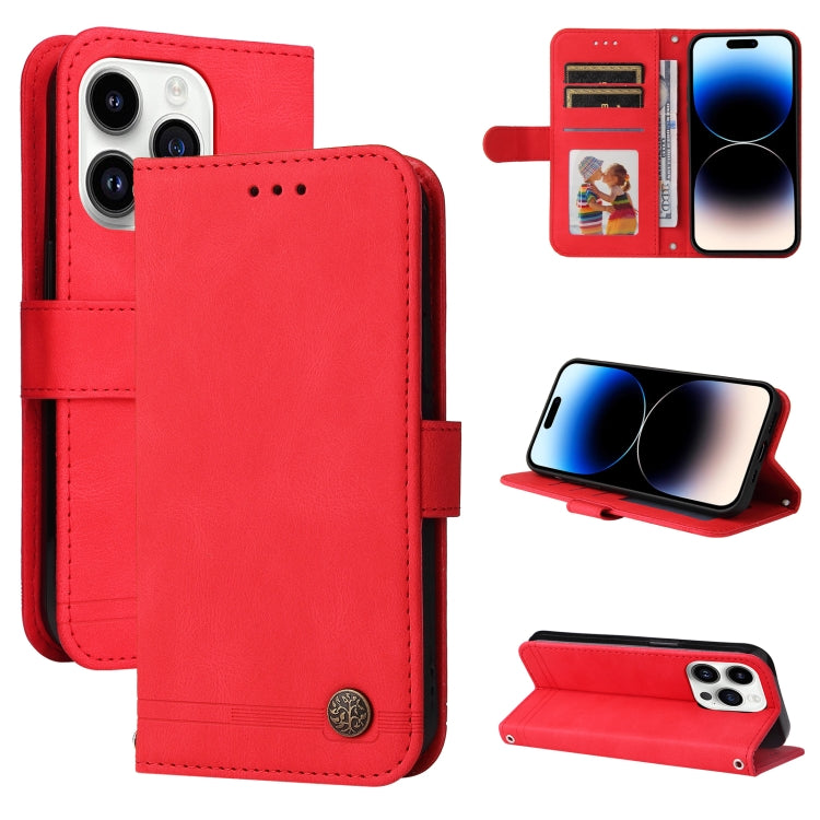 Skin Feel Life Tree Leather Phone Case, For iPhone 16, For iPhone 15 Pro Max, For iPhone 15 Pro, For iPhone 15 Plus