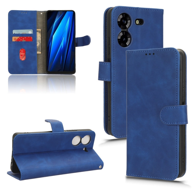 Skin Feel Magnetic Flip Leather Phone Case, For Tecno Camon 20 Premier