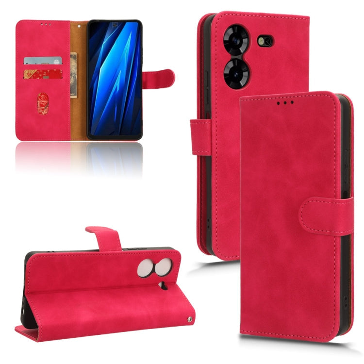 Skin Feel Magnetic Flip Leather Phone Case, For Tecno Camon 20 Premier