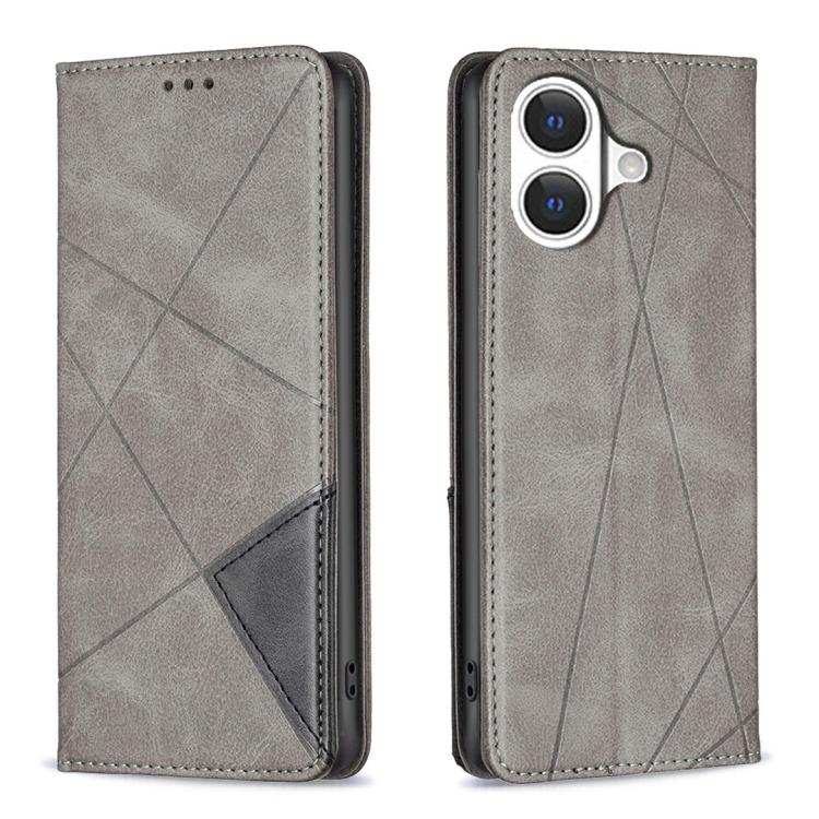 Rhombus Texture Magnetic Leather Phone Case, For iPhone 17 Pro Max, For iPhone 17 Pro, For iPhone 17, For iPhone Air